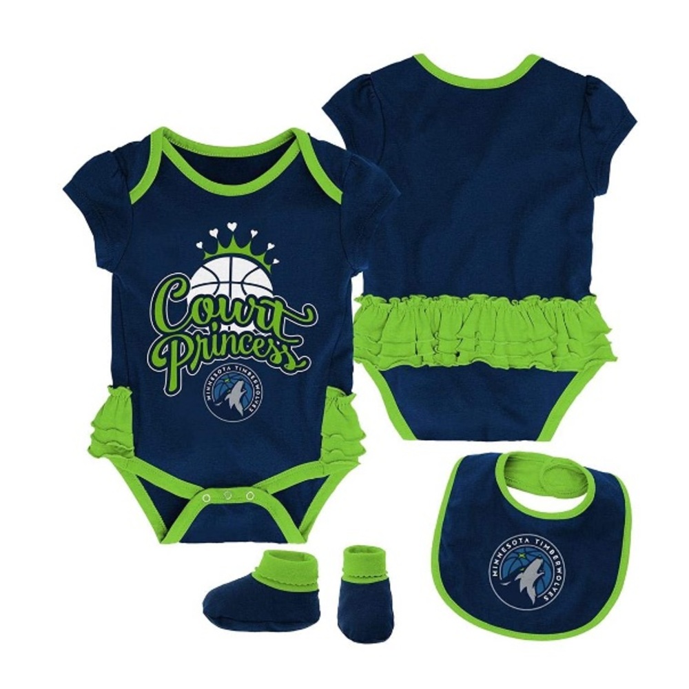 NBA MINNESOTA TIMBERWOLVES PRINCESS SET 24 months